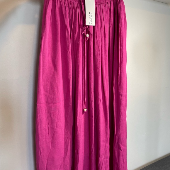 Chic Fuchsia Maxi Skirt - Picture 4 of 6